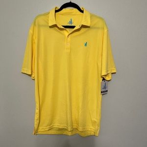 NWT Johnnie-O Prep-Formance Fairway Polo in Mellow Yellow